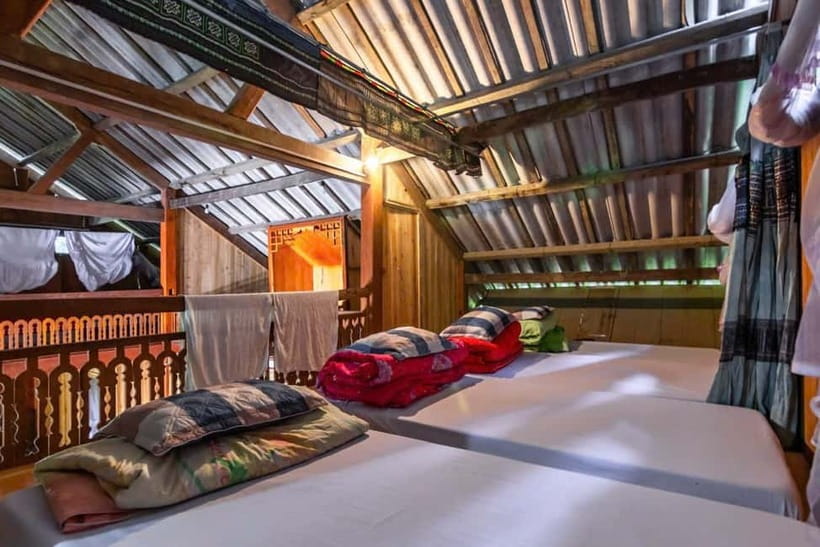 2 Day Sapa-Bac Ha Market: Night Train& Homestay-Bus Ha Giang - Ta Van homestay and a simple night