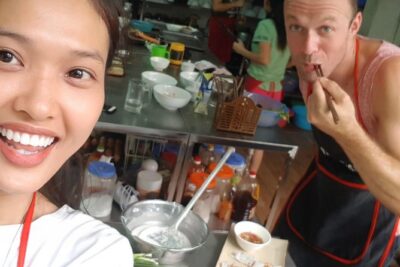 5 Traditional Dishes Hanoi Cooking Class with Market Trip