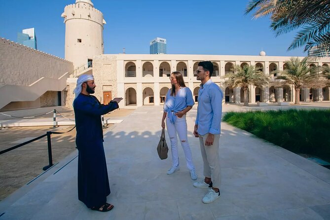 Abu Dhabi City Tour: Grand Mosque, Palace, Souk, Louvre & Ferrari - Qasr Al Watan and Qasr Al Hosn: Two Different Views of Power