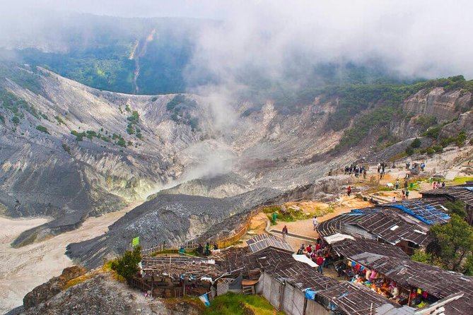Active Volcano, Rice Field, Hot Spring, Fruit market, Tea Plantation with Lunch - Leaving Jakarta for the cooler highlands