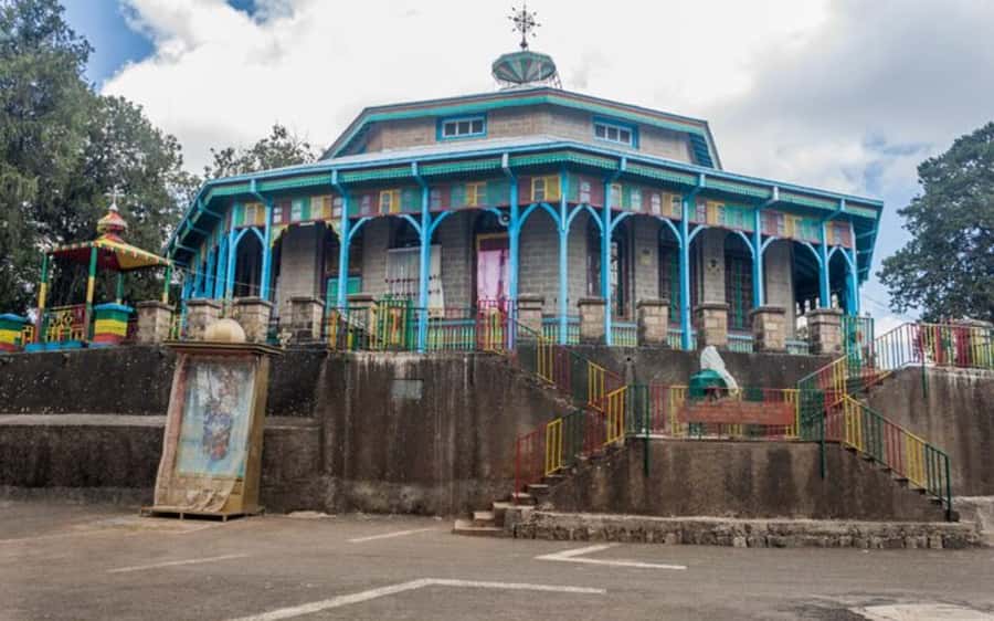 Addis Ababa: Entoto hill and Mercato Market layover tour - Visiting Entoto Maryam Church