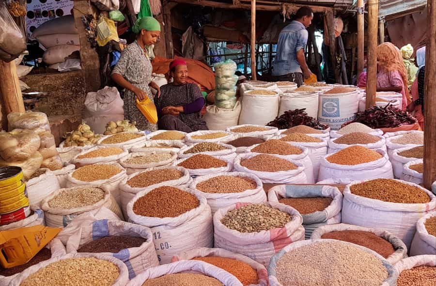 Addis Ababa: Entoto hill and Mercato Market layover tour - Entering Mercato with a local guide