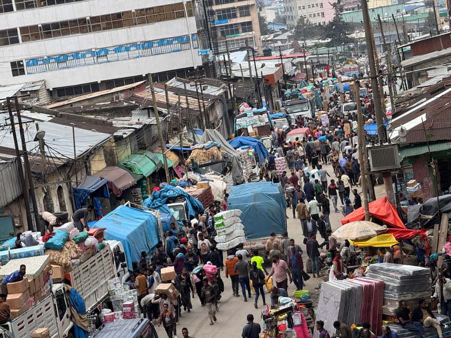 Addis Ababa: Mercato Market and Sightseeing Tour - St. George Cathedral and the Tabot of Adwa