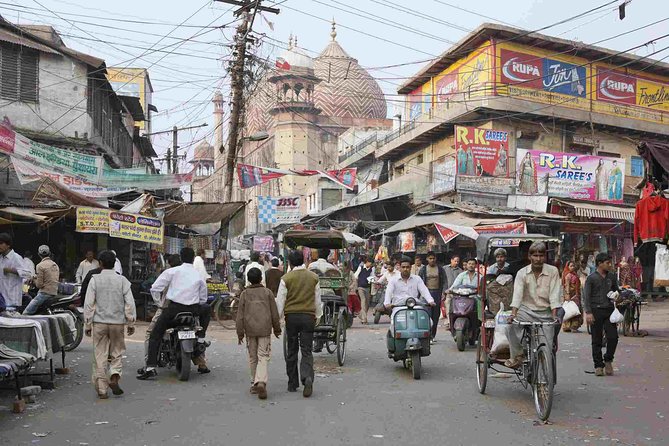 Agra Old City & Bazaar Tour, With Taj mahal & Fort. - Seeing Agra Fort in red sandstone