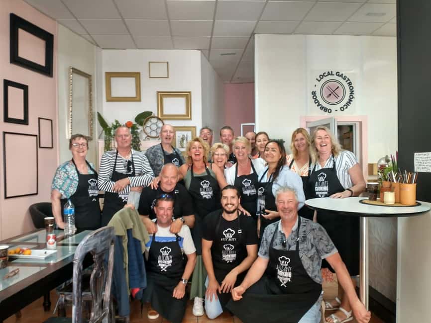 Alicante: Paella & Sangria Class with Tapas and Market Visit - A real local kitchen, with a few practical limits