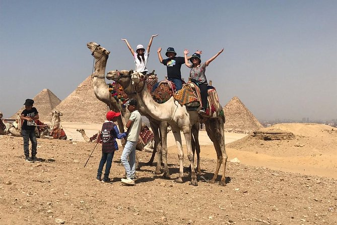 All inclusive 12 Hrs Giza Pyramids, Sphinx Egyptian museum Market Dinner cruise - Starting at the Giza Pyramids