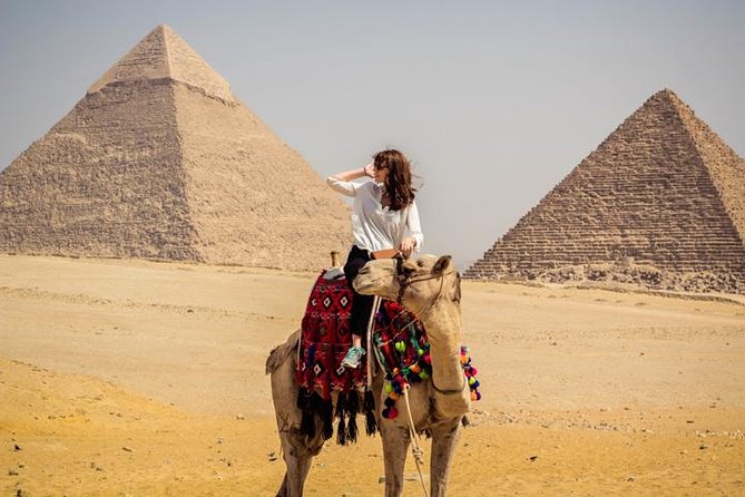 All inclusive 12 Hrs Giza Pyramids, Sphinx Egyptian museum Market Dinner cruise - Two hours at Khan Al-Khalili