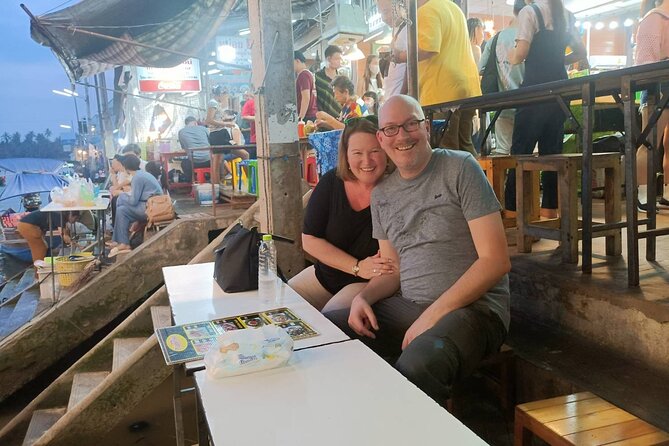 Amphawa and Railway Markets with Boat Ride Group Tour - Wat Bang Kung and the chapel in the tree