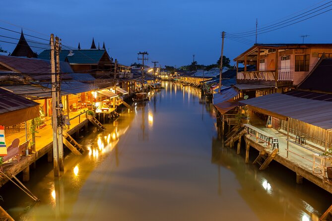 Amphawa Floating & Maeklong Railway Train Market Private Tour - Amphawa Floating Market and two hours by the canal