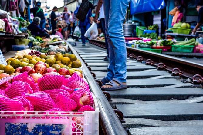 Amphawa Floating Market & Maeklong Railway Train Market Tour - Timing, transport, and group size
