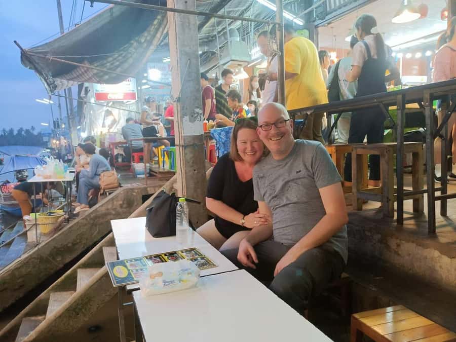 Amphawa & Railway Market & Boat Ride: from BKK - Wat Bang Kung and the banyan-wrapped chapel