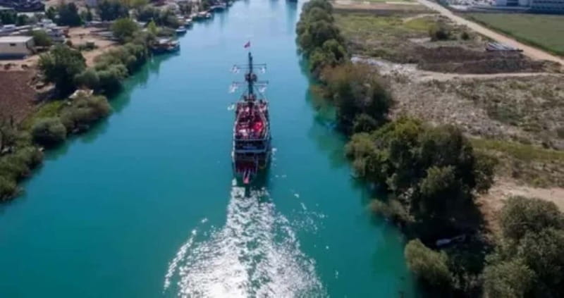 Antalya & Side: Manavgat River Cruise, Waterfall & Bazaar - Boarding the Manavgat River cruise