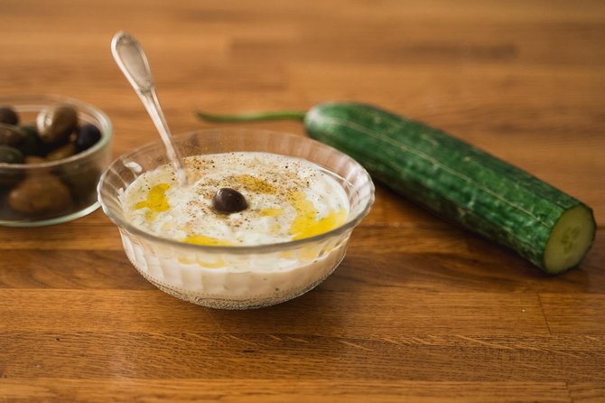 Athens: Classic Cooking Class with Market Visit and Wine - Topping imam baidi with eggplant and feta
