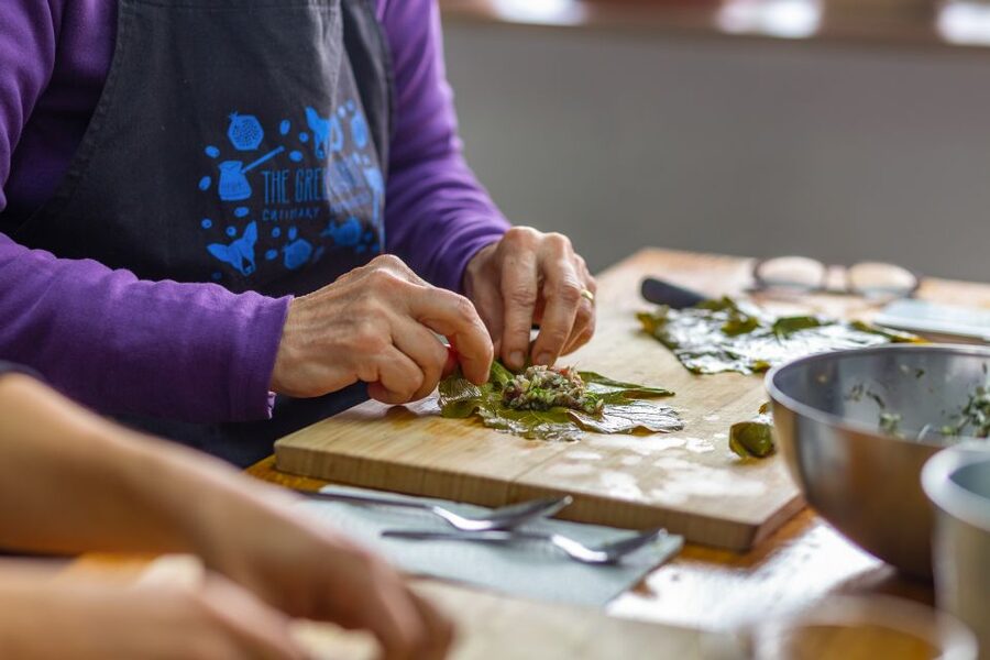 Athens: Food Market Visit and Cooking Class with Wine - At a glance