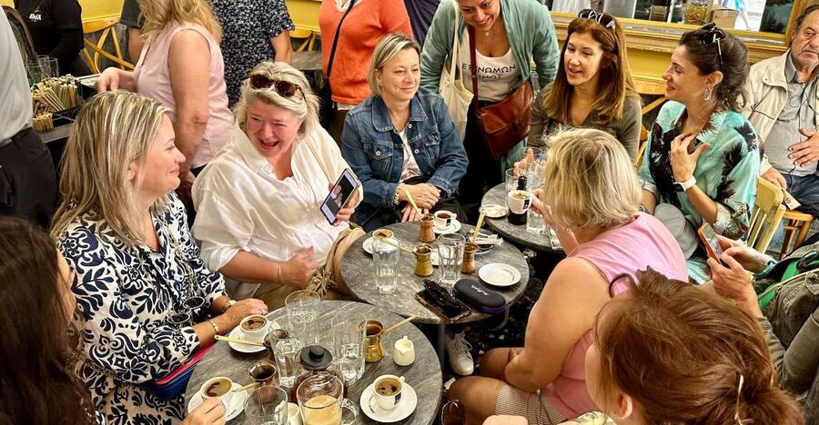Athens: Greek Food Tasting and Market Walking Tour - Starting with coffee and koulouri in Psyrri
