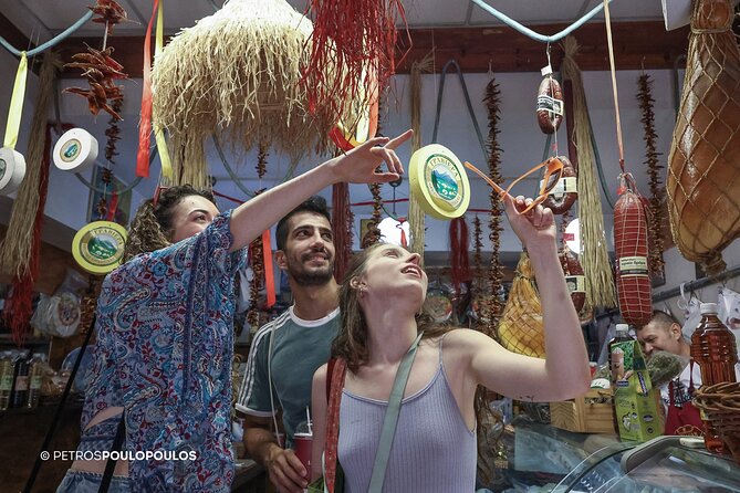 Athens, Greek food tour including market visit - Ending in Psyri with souvlaki