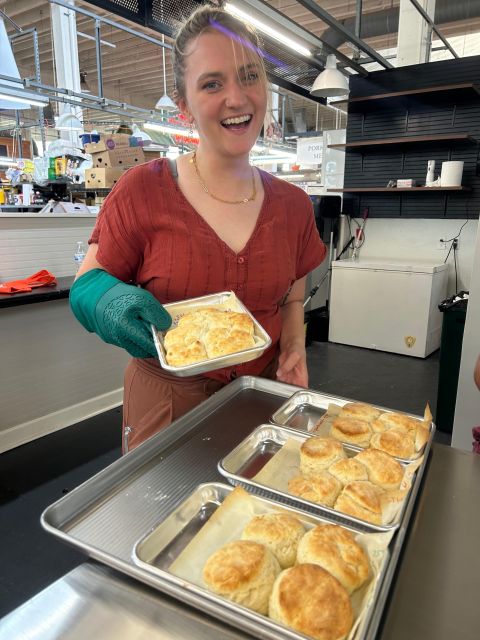 Atlanta: Historic Market Food Tour and Biscuit Cooking Class - Why the indoor setting matters in Atlanta