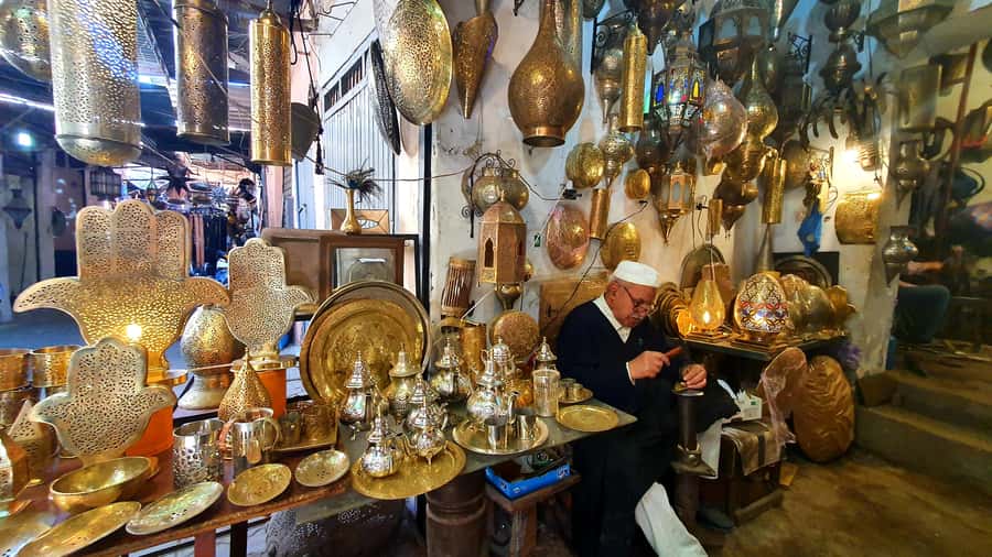 Authentic Moroccan Crafts Tour in the Marrakech Souks - Designing Custom Shoes, Bags, and Lanterns