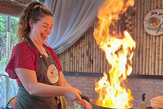Authentic Vietnamese Cooking Class with Market Visit in HCMc - Eating the meal you prepared