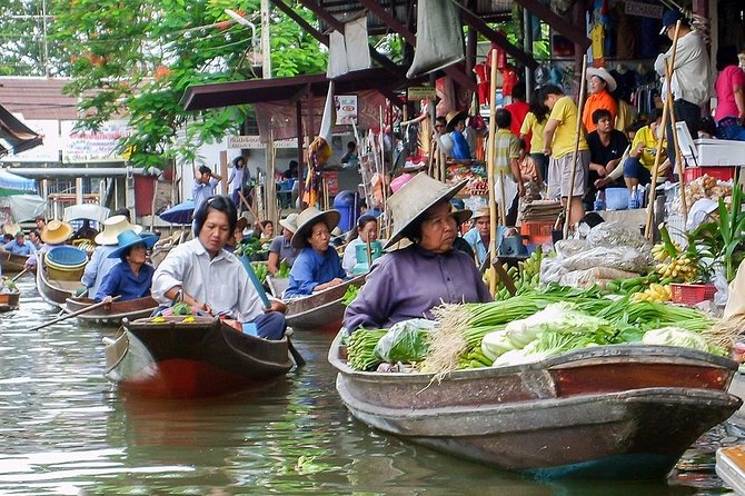 Ayutthaya Bicycle Tour, ATV, Floating Market and Sunset Sail - Lunch and the Ayothaya Floating Market