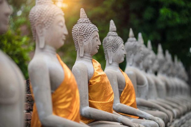 Ayutthaya Sunset Tour: UNESCO Temples & Peaceful River Cruise - Wat Yai Chai Mongkol and its reclining Buddha