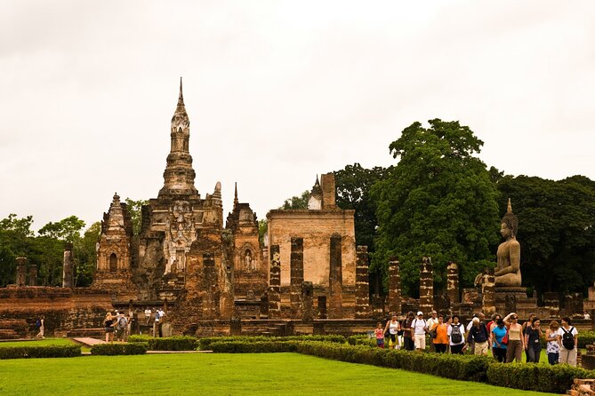 Ayutthaya Tour with Elephant Village, ATV & Floating Market - Wat Yai Chai Mongkhon’s towering stupa
