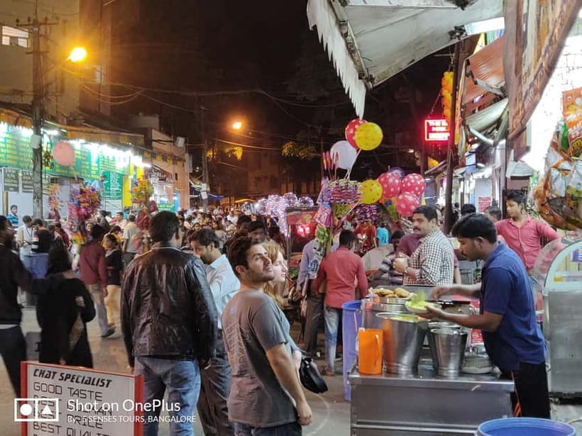 Bangalore: Food Street Walk and a colourful bazaar - Ending with gulkund ice cream