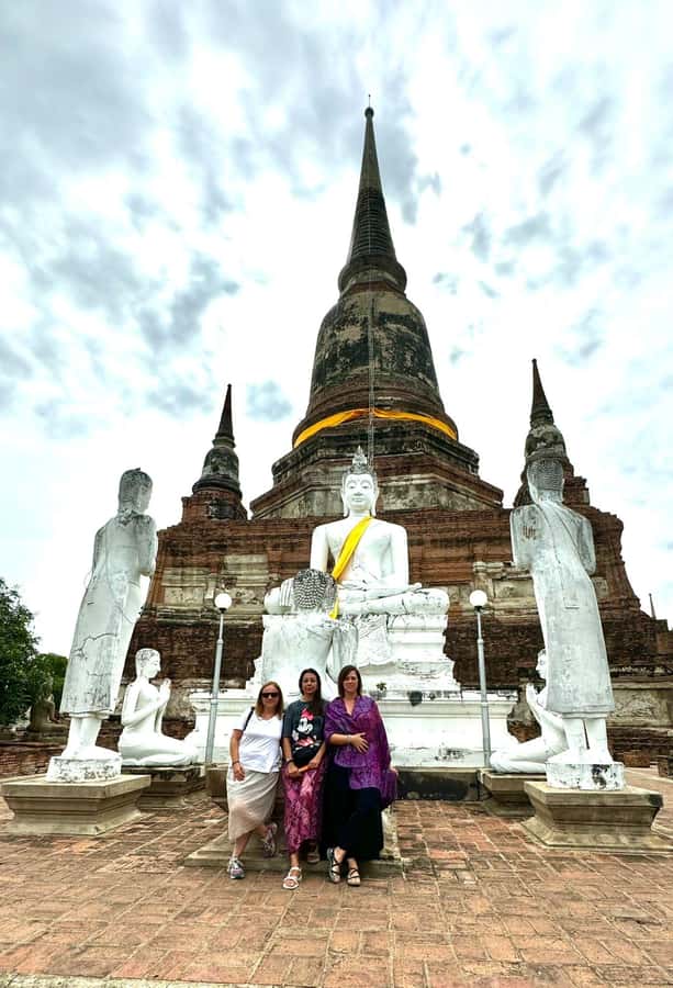 Bangkok: Ayutthaya & Local Market Tour In Spanish or English - Wat Lokayasutharam and the outdoor reclining Buddha