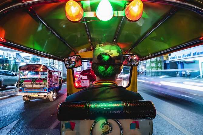 Bangkok by Night Tuk Tuk Tour: Markets, Temples & Food - Street food, noodles, hot pot, and dessert
