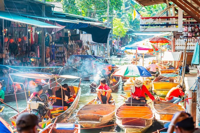 Bangkok: Damnoen Saduak and Maeklong Railway Market Japanese tour - How the transport affects the day