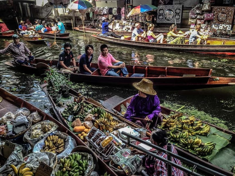 Bangkok: Floating Market & Maeklong Markets Private Transfer - Damnoen Saduak by longtail boat