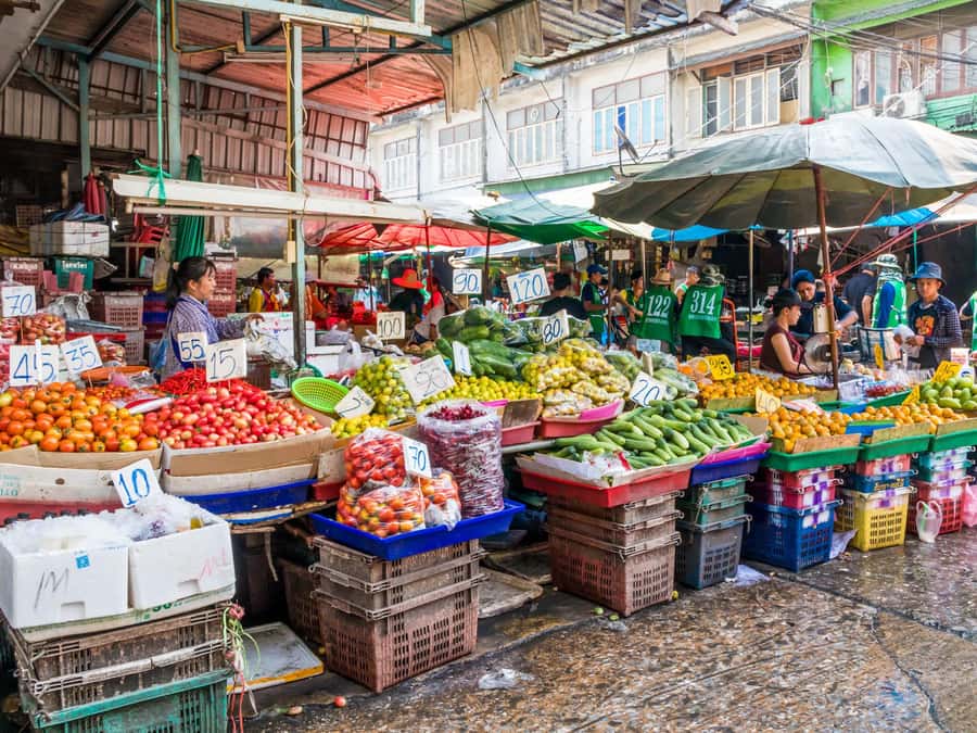 Bangkok: Khlong Toei Market & Bang Krachao Island Bike Tour - Two hours by bicycle in Bang Krachao