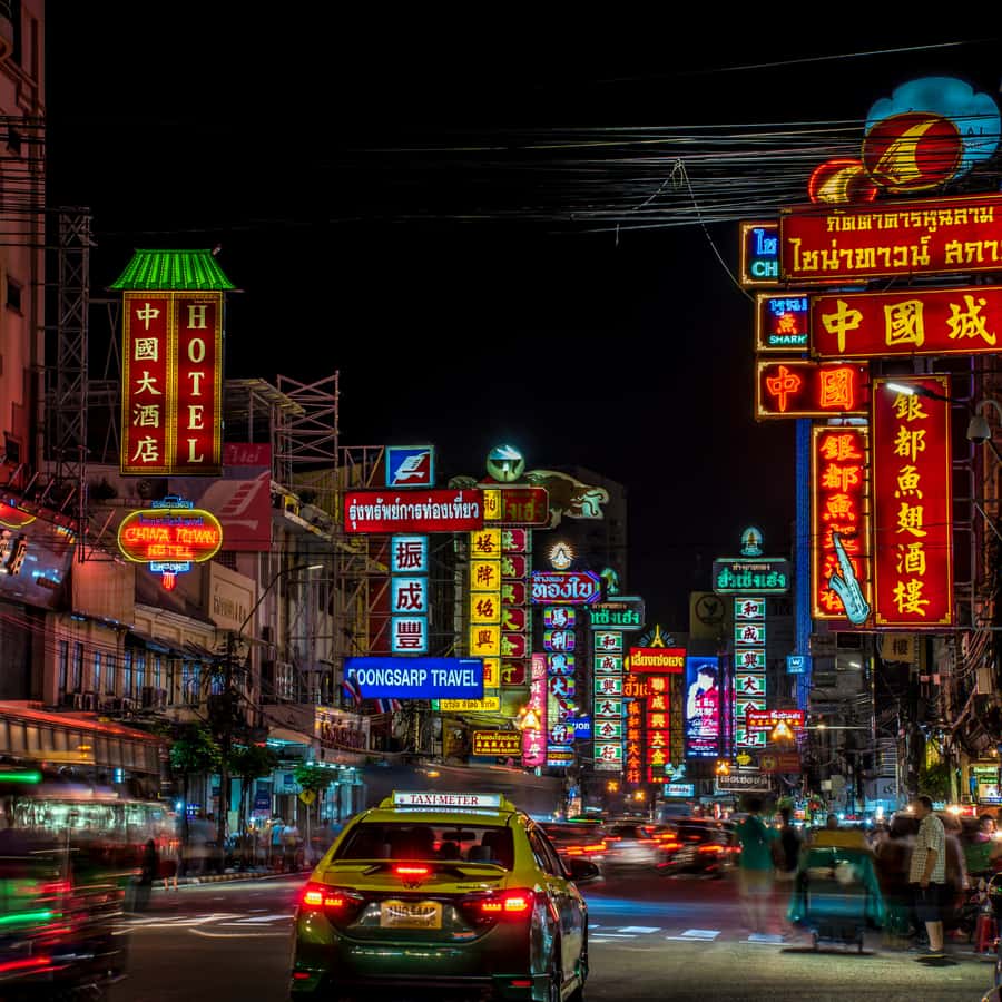 Bangkok Night Tuk Tuk: Private Tour of Markets & Landmarks - Chinatown begins at Chinagate