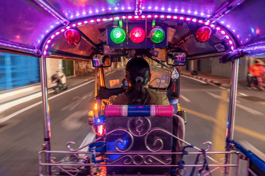 Bangkok Street Food and Night Lights by Tuk Tuk - What $65 gets you