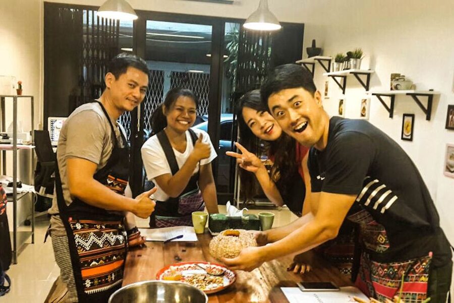 Bangkok: Thai Cooking Class and Onnuch Market Tour - Returning to the kitchen with fresh ingredients