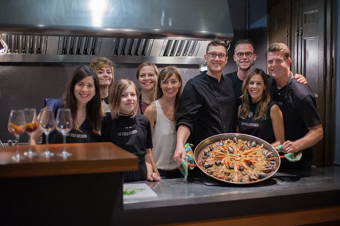 Barcelona : Paella Cooking Experience + Boqueria Market Exclusive Tour - Taking part in paella, tapas, and sangría