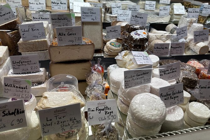 Basel Farmer's Market, Cheese, Chocolate & Pastry Tour - Swiss cheese with a sommelier and cheese ager