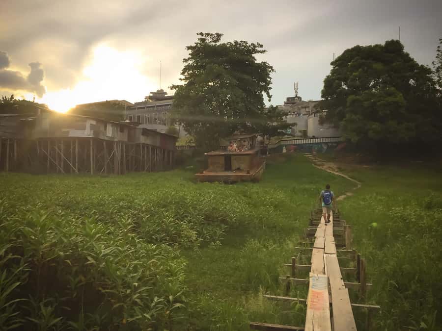 Belen Market & Floating City 2-3 Hour Private Tour - The six-block walk from the Iquitos Boulevard