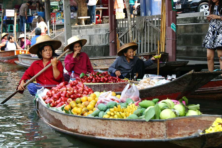 BKK :Meet monkey, mangrove forest, seafood& market -private - Maeklong Railway Market and the passing train
