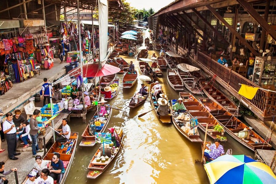 BKK : Private Damnoen Saduak Floating Market Half Day - Chang Phueak Camp and the optional activities