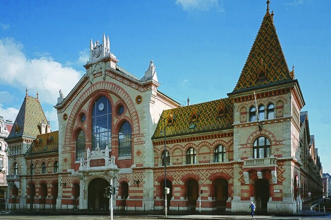 Budapest Great Market Hall Chef‑Led Private Tasting Tour - The savory tasting: langos, sausage, and pogacsa