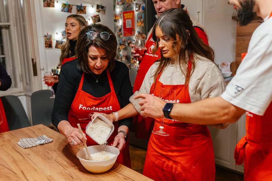 Budapest: Small-Group Cooking Class & Market Tour with Local - Cooking chicken paprikash, goulash, or stuffed cabbage