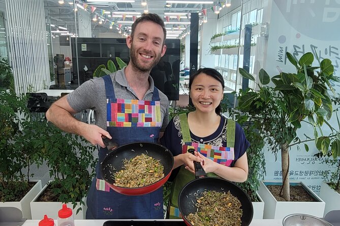Busan Tailored Korean cooking class (Vegan OK)with market tour - Cooking from scratch in a local kitchen