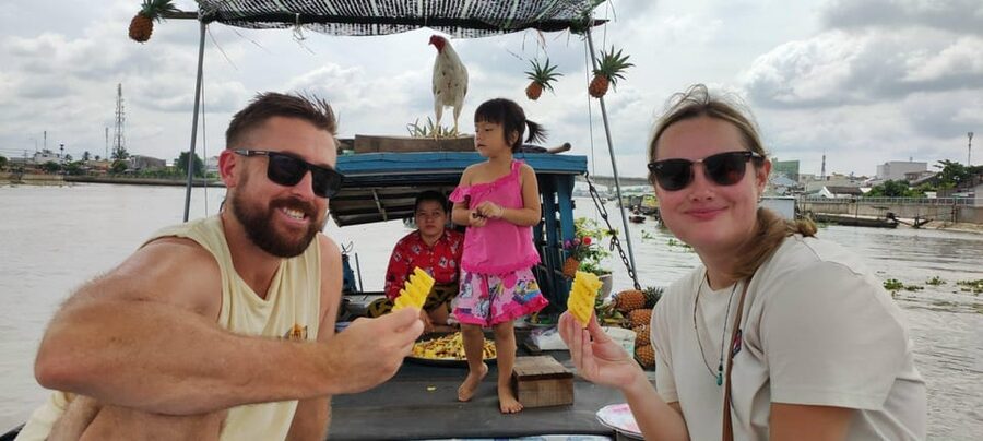 Cai Rang and Phong Dien Floating Market Explore Mekong Delta - The rice noodle and pho factory