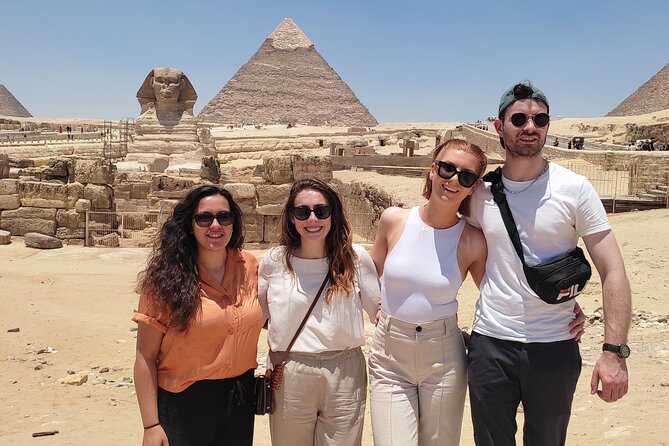 Cairo, Giza Pyramids, Great Sphinx, Egyptian Museum and Bazaar Private Tour - The panoramic viewpoint and a short camel ride