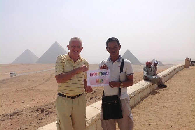 Cairo in One Day: Egyptian Museum,Pyramids Of Giza and Khan Khalil Bazaar - The Great Pyramid and the Giza plateau