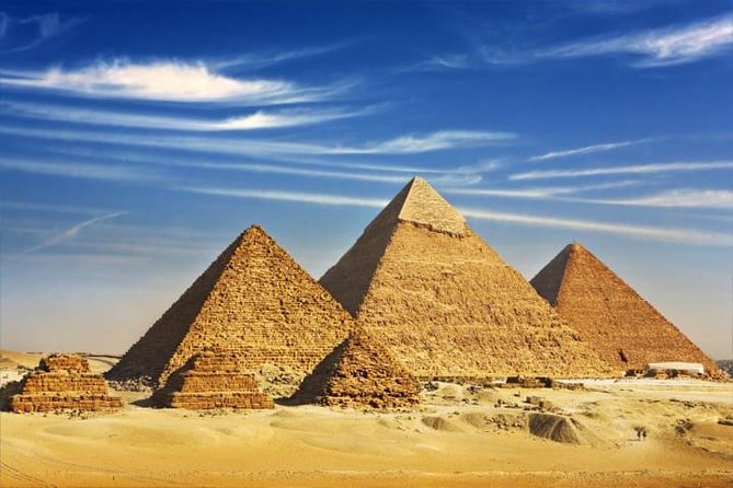 Cairo Layover Tour to Giza Pyramids Egyptian Museum and Khan Khalili Bazaar - Inside and around Khufu’s Great Pyramid