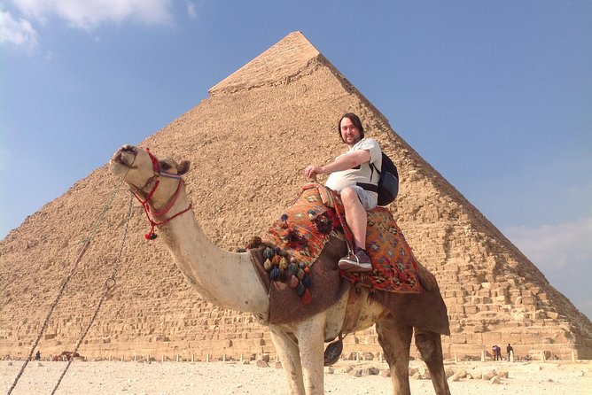 Cairo Layover Tours To Giza Pyramids Egyptian Museum Bazaar Sound And Light Show - The Sphinx and panoramic pyramid views