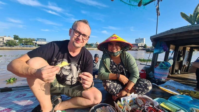 Can Tho: Floating Market, Canal, Cacao Farm & Mekong' Life - Organic cacao and the final tasting