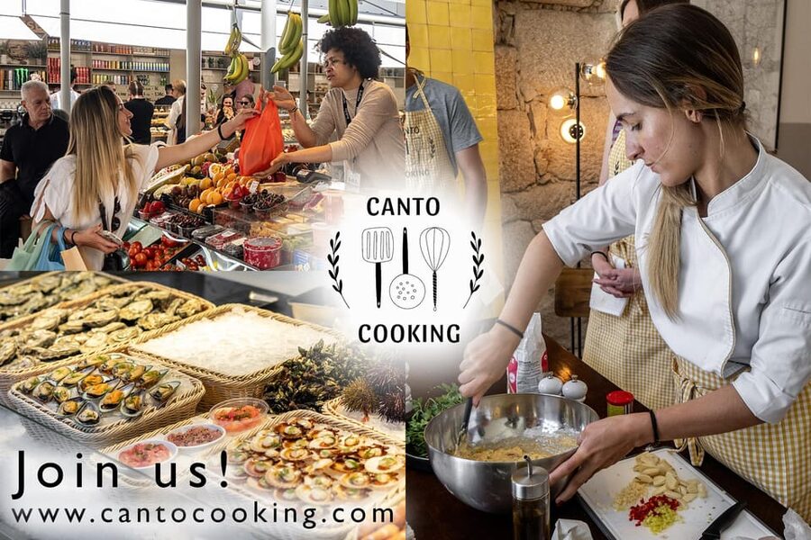 Chef Led Porto Market Tour & Portuguese Tapas Class + Wine - Meeting at Mercado do Bolhão